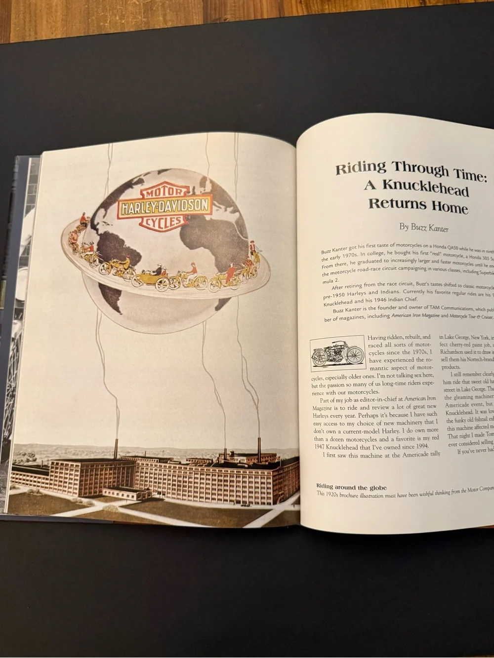 This Old Harley - Tribute Book in Brown and Black